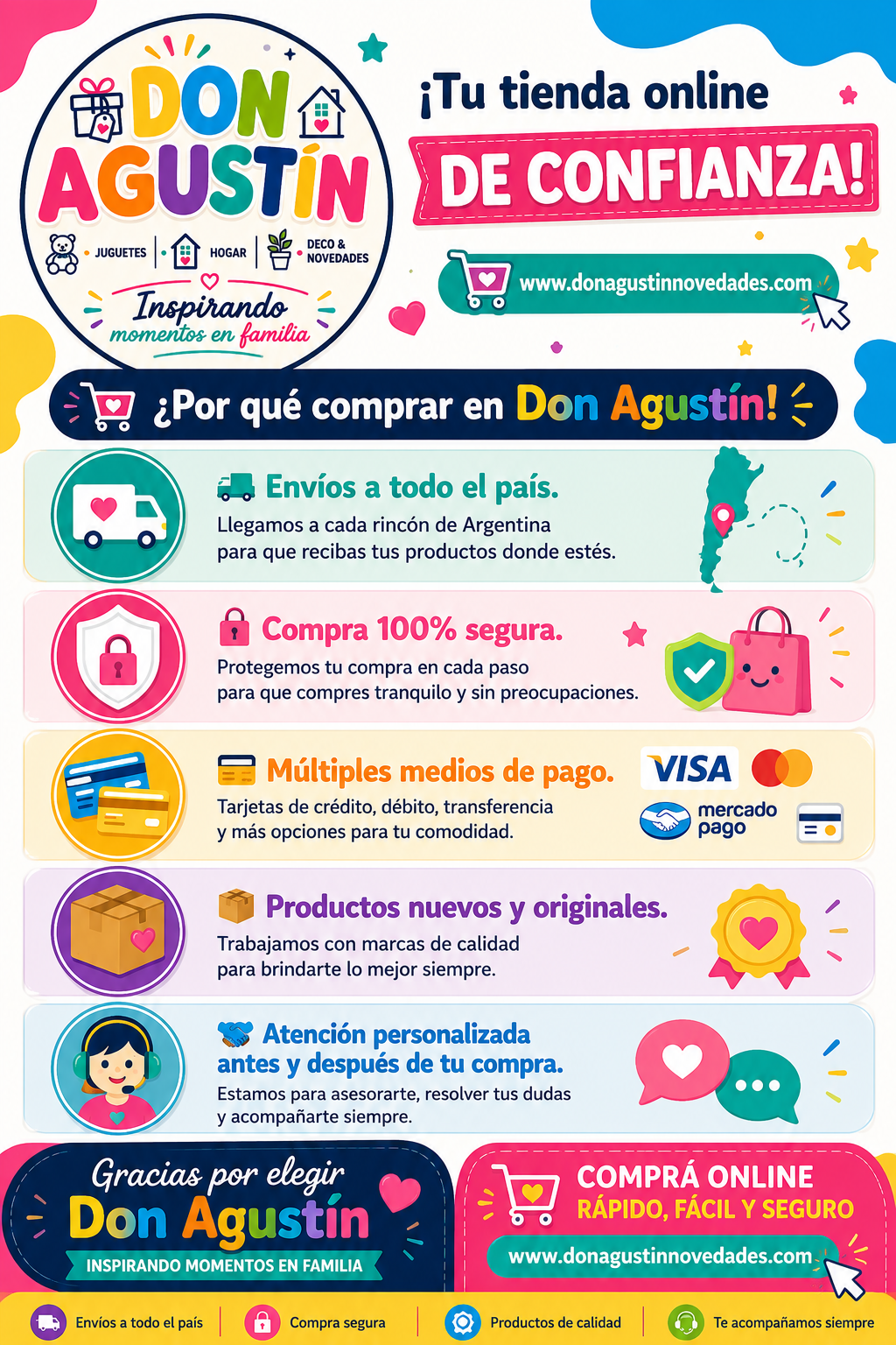 Por qu&eacute; comprar en Don Agust&iacute;n